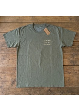 T-SHIRT LOGO OLIVE front
