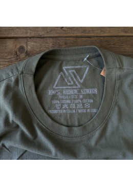 T-SHIRT LOGO OLIVE inside