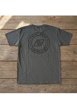 T-SHIRT LOGO LIGHT GRAPHITE back