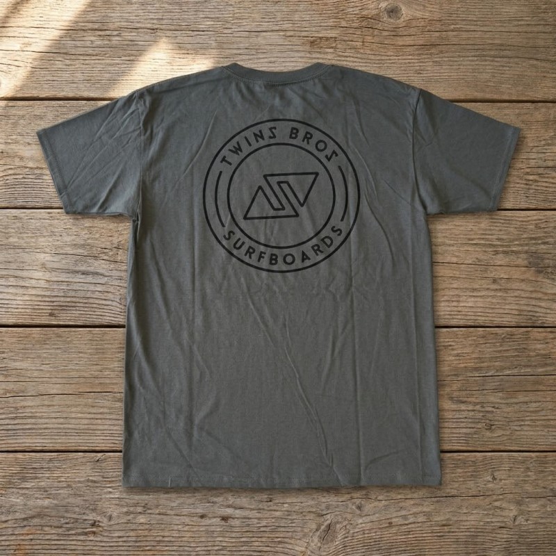T-SHIRT LOGO LIGHT GRAPHITE back