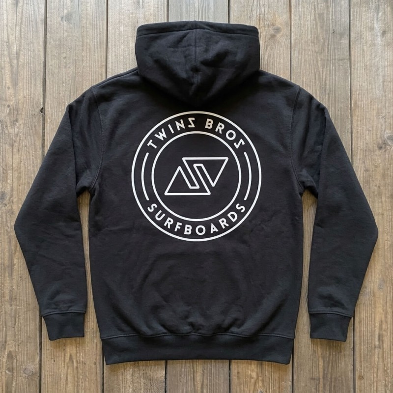 Black hoodie Logo / back