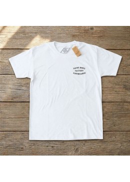 TwinsBros Surfboards T-SHIRT WHITE front
